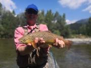 Phil and Brown trout, May
